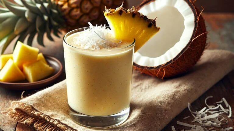 Smoothie Diet Star: Pineapple Coconut for Energy & Weight Loss